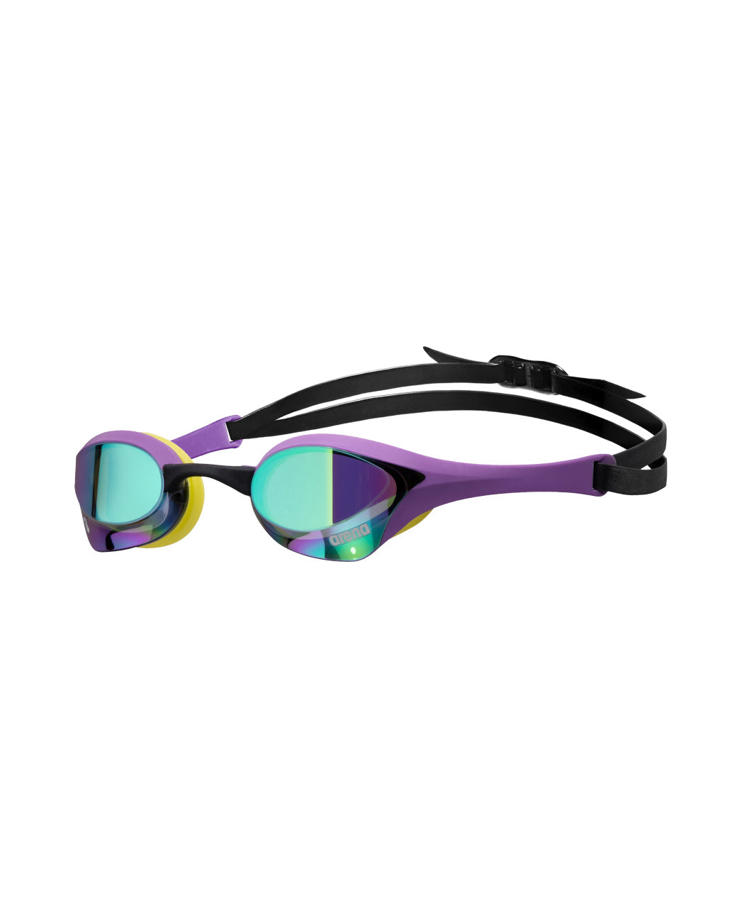 Arena Unisex Cobra Ultra Swipe Mirror Racing Goggles - Emerald/Plum/Lime