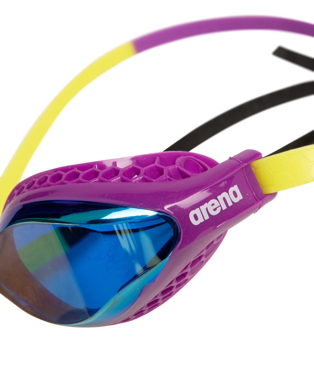 Arena Airspeed Mirror Racing Goggles - Plum/Artic/Lime