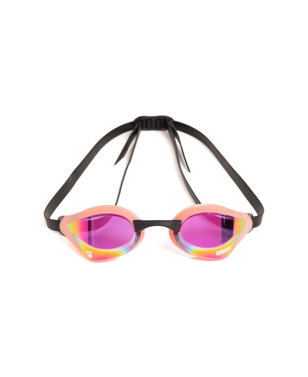 Arena Cobra Core Swipe Mirror Racing Goggles - Violet/Coral