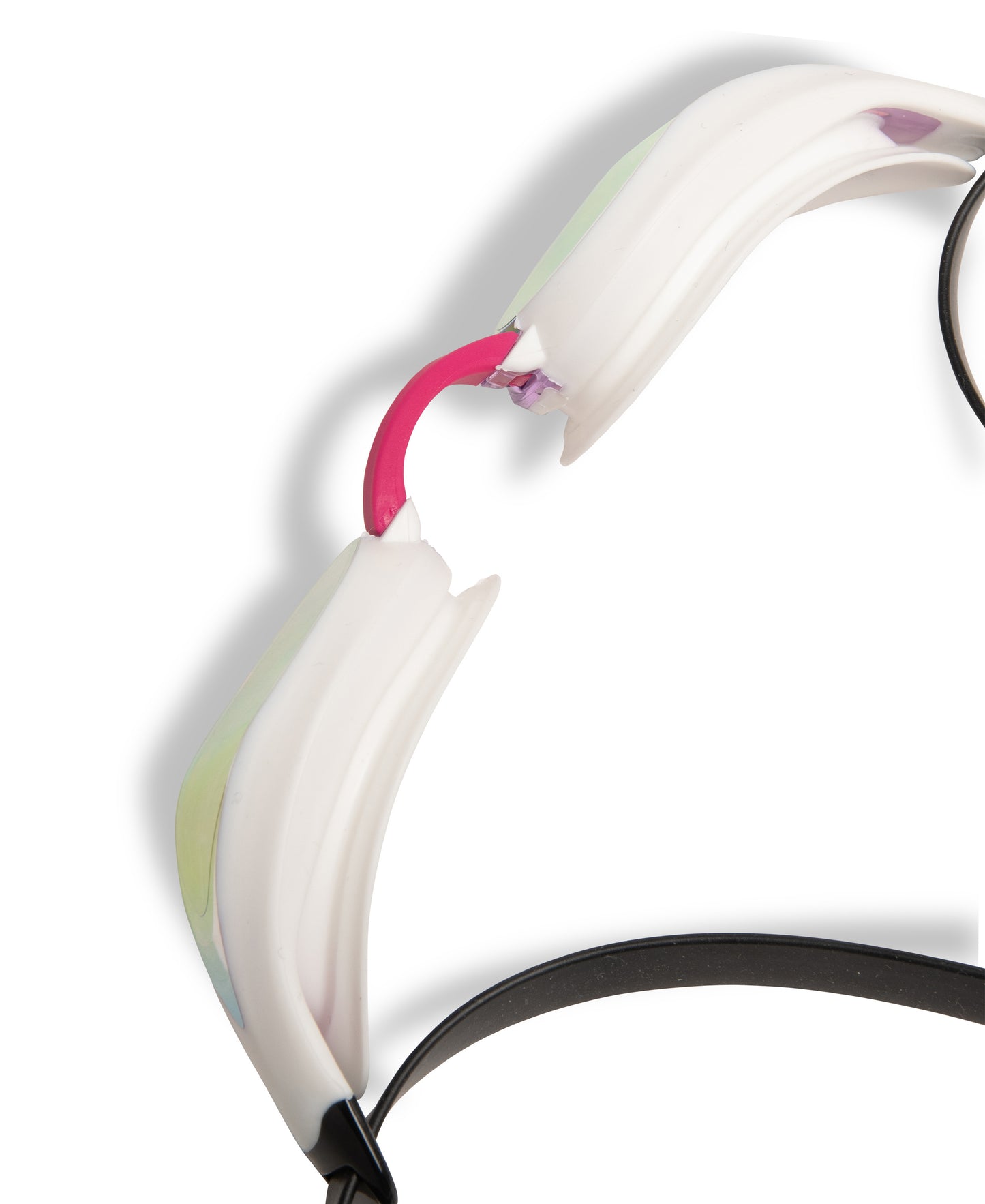 Arena Cobra Core Swipe Mirror Racing Goggles - Pink/White