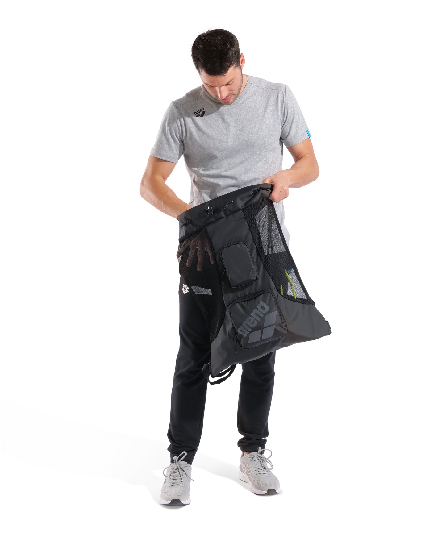 Arena All Set Pool Sack Mesh Bag - Black