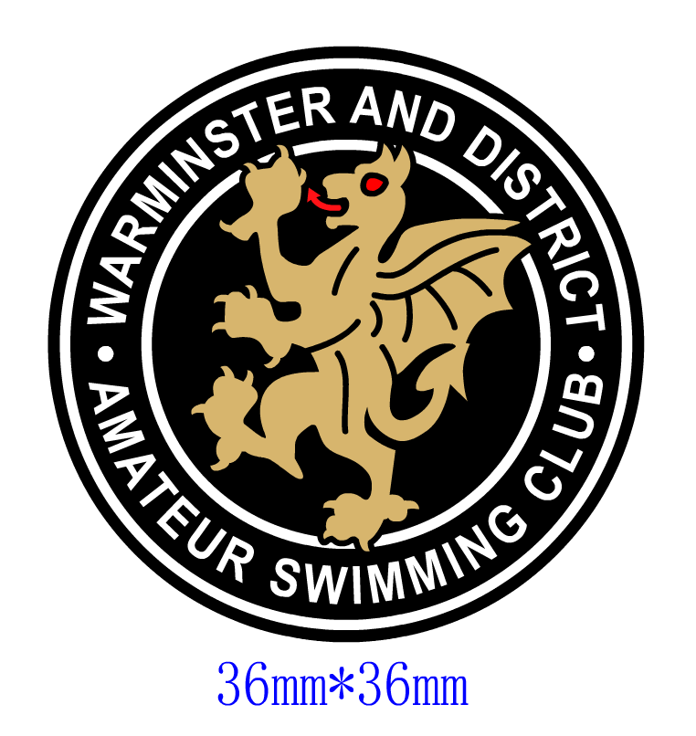 Porte-clés du club de natation de Warminster & District