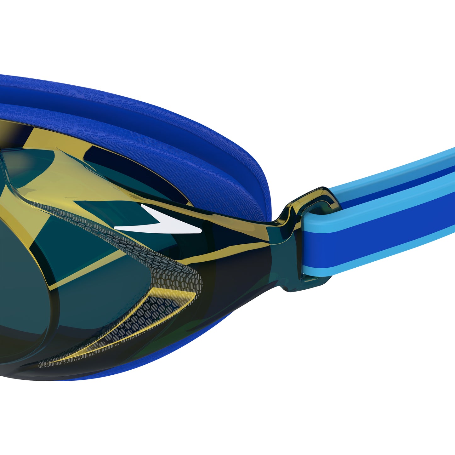Speedo Junior Vanquisher 3.0 Mirror Goggle - Blue/Gold