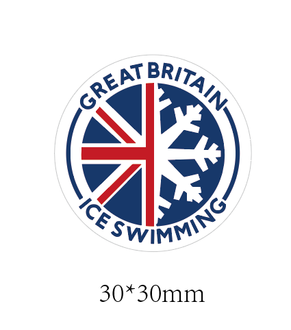 Great Britain Ice Swimming Shoe Charm