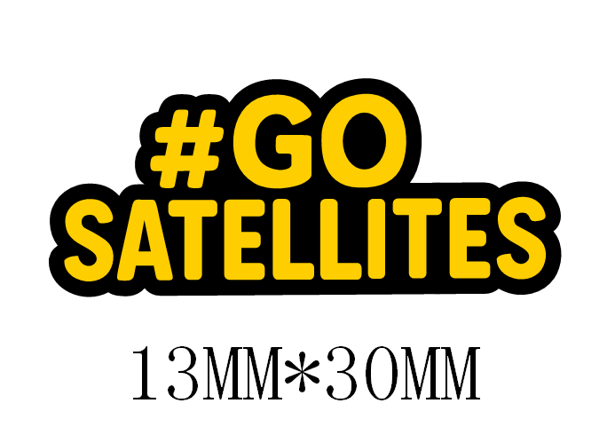 Satellites Swimming Club Shoe Charm - Go Satellites