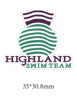 Highland Swim Team Shoe Charm