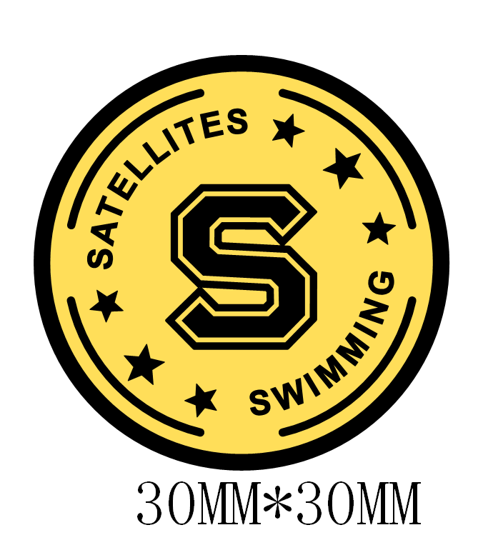 Breloque pour chaussures du club de natation des Satellites
