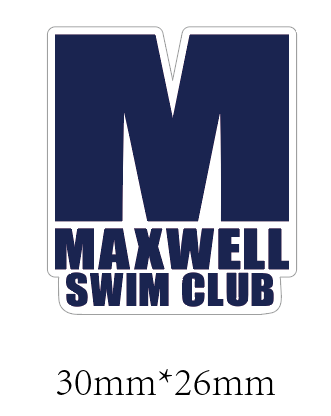 Porte-clés du club de natation Maxwell