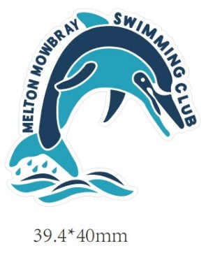 Breloque pour chaussures du club de natation de Melton Mowbray - Dauphin 2