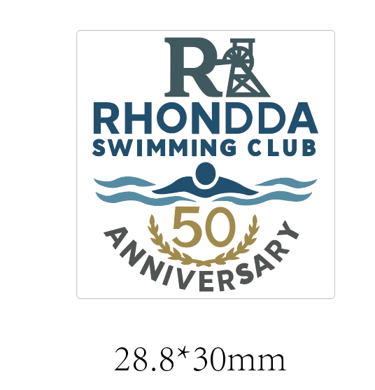 Breloque pour chaussures du Rhondda Swimming Club