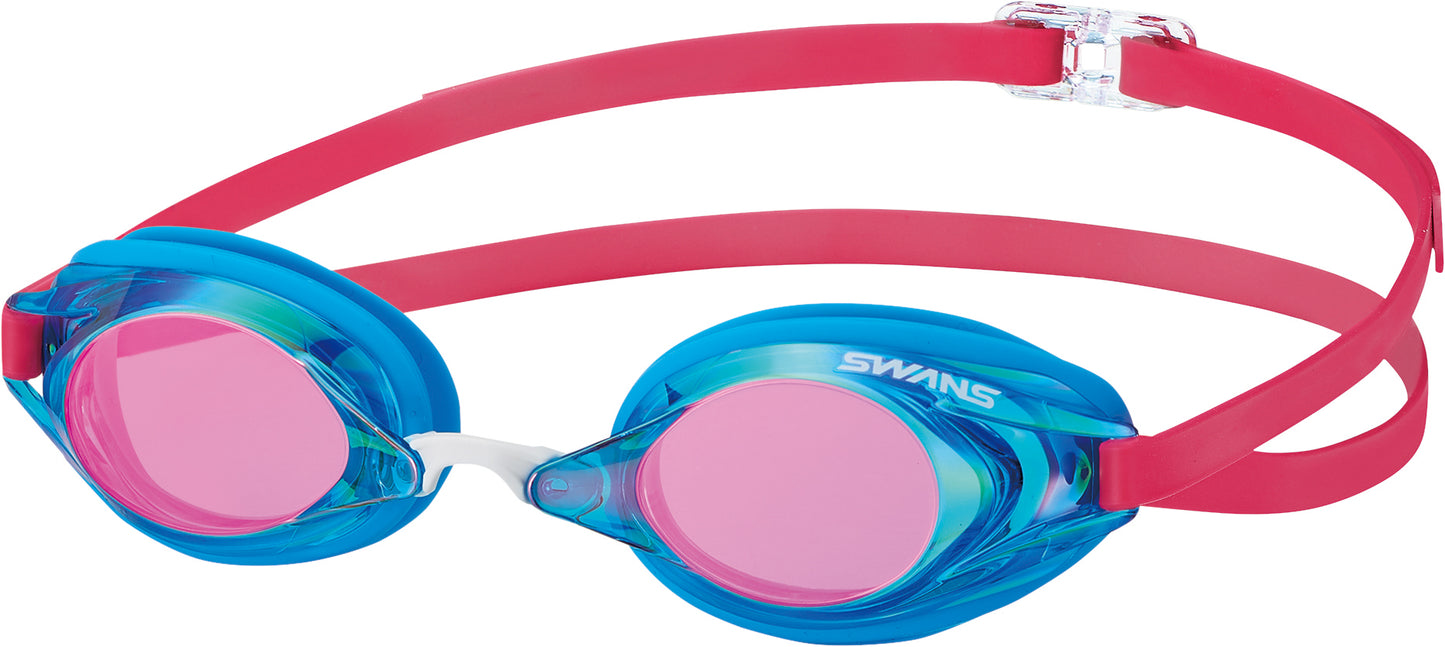 Lunettes de natation Swans SR-2 Mirror - Bleu ciel/Rubis