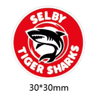 Breloque pour chaussures Selby Tiger Sharks