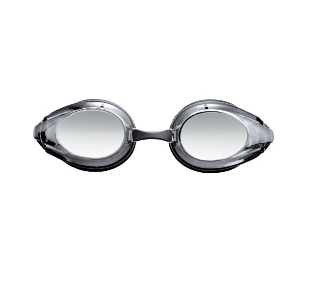 Arena Unisex Tracks Mirror Racing Goggles - Black/Silver - All4Swim