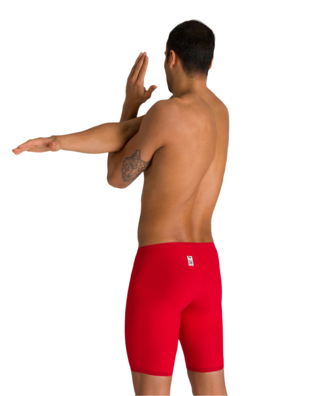 Arena Men's Powerskin Carbon Air2 Jammer - Red - All4Swim