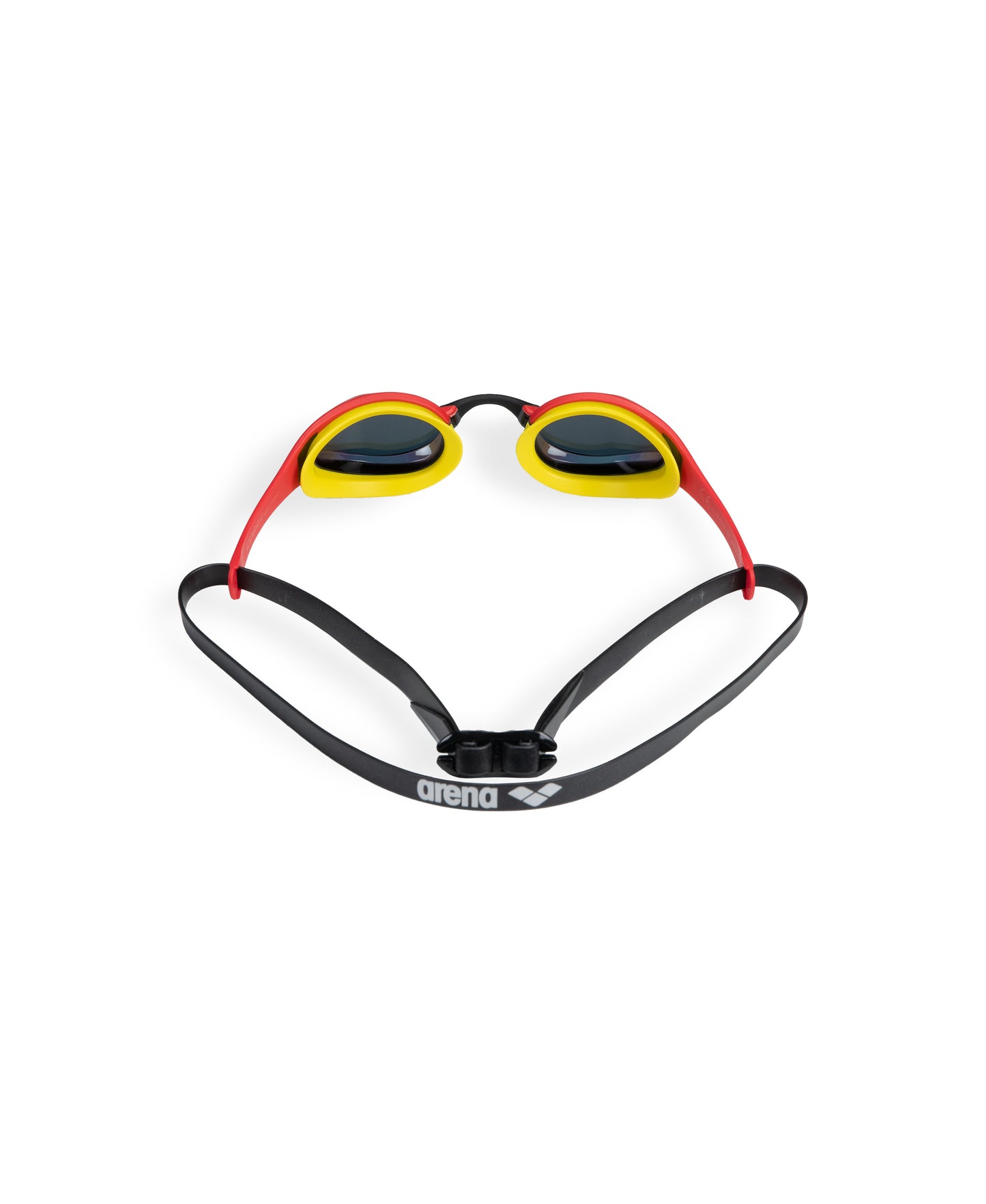 Arena Cobra Ultra Swipe Mirror Race Goggles - Gold/Red