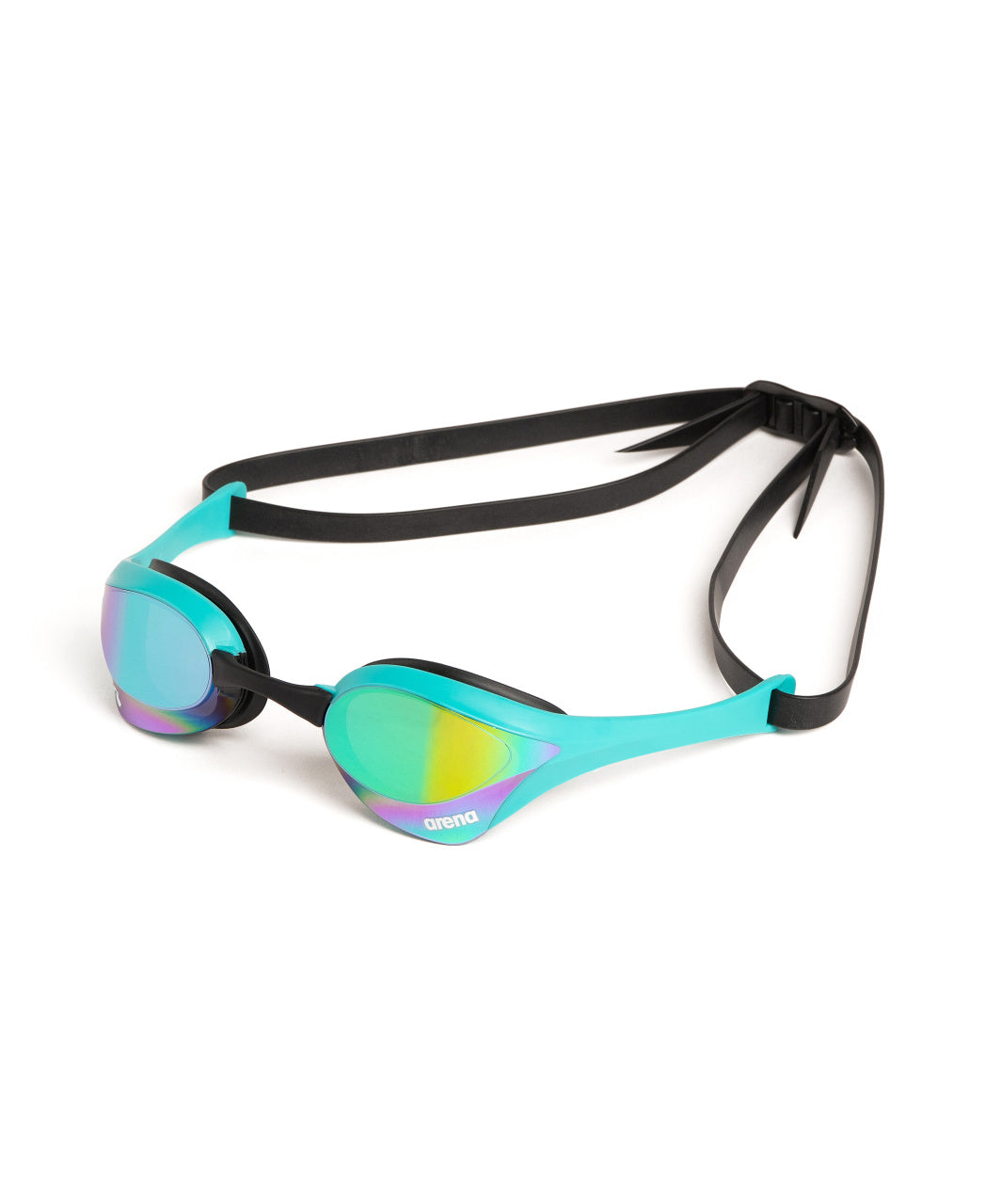 Arena Unisex Cobra Ultra Swipe Mirror Racing Goggles - Emerald/Peacock - All4Swim