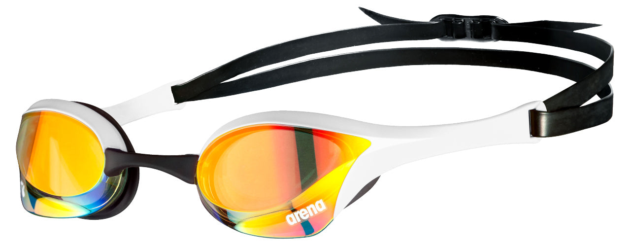 Arena Cobra Ultra Swipe Mirror Race Goggles - Copper/White