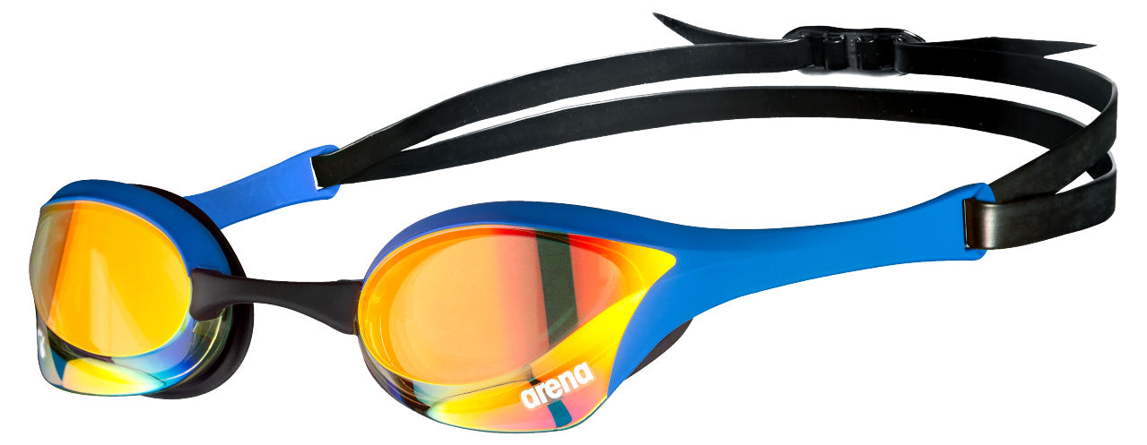 Arena Cobra Ultra Swipe Mirror Race Goggles - Copper/Blue