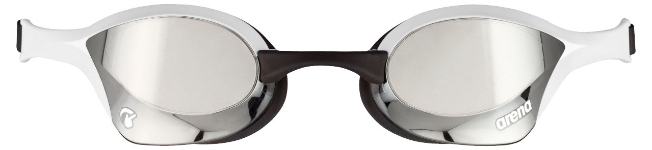 Lunettes de course Arena Cobra Ultra Swipe Mirror - Argent/Blanc