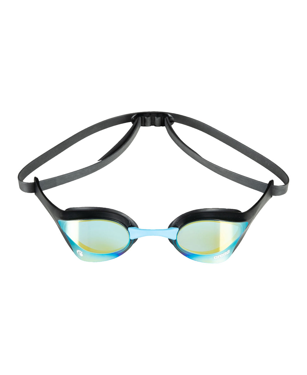 Arena Unisex Cobra Ultra Swipe Mirror Racing Goggles - Black/Aqua