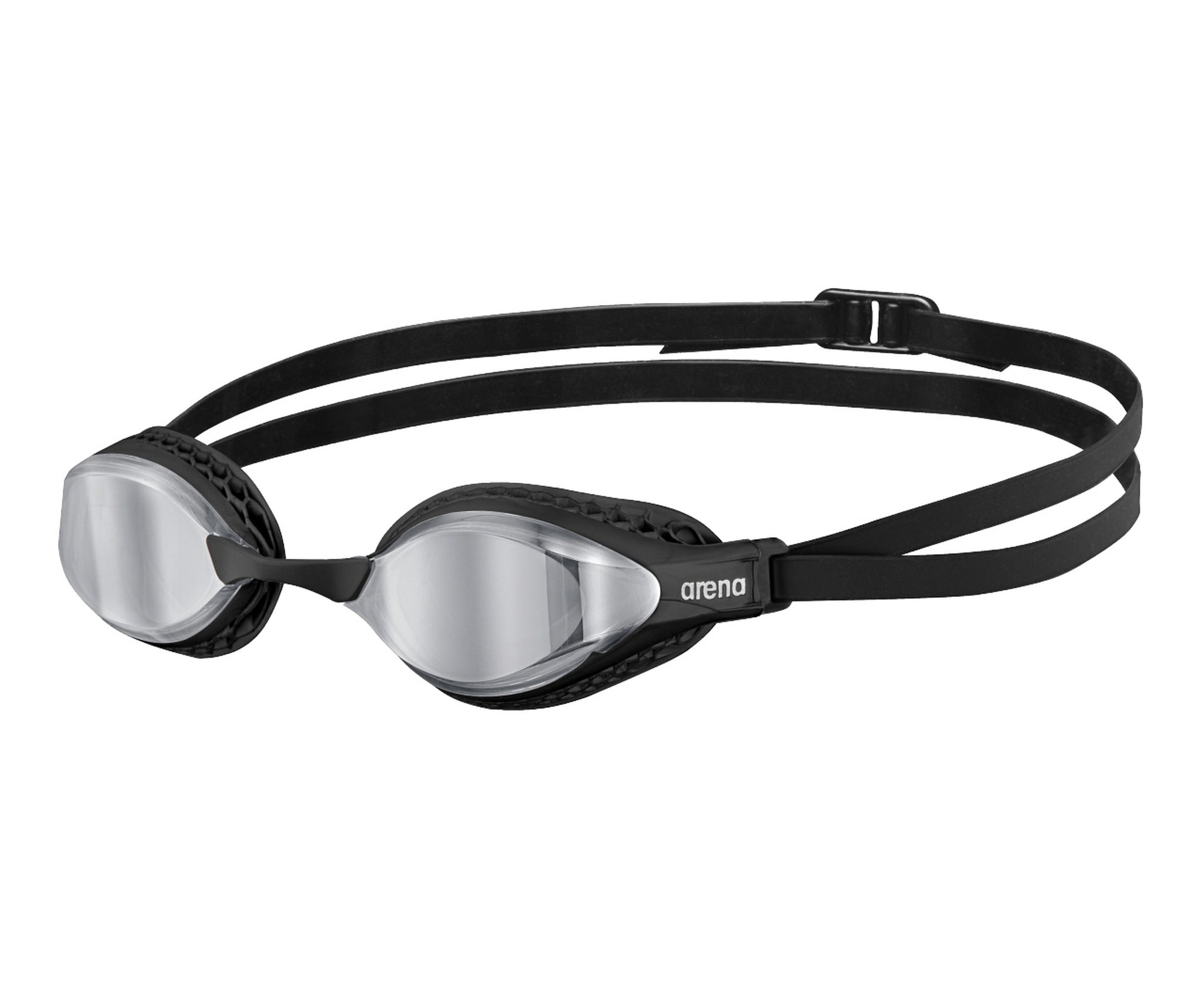 Arena Airspeed Mirror Racing Goggles - Silver/Black - All4Swim