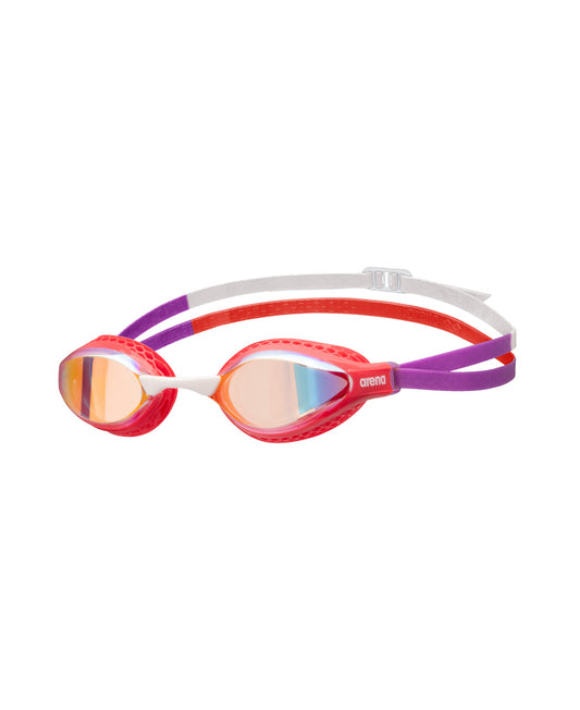 Arena Airspeed Mirror Racing Goggles - Copper/Plum/Coral