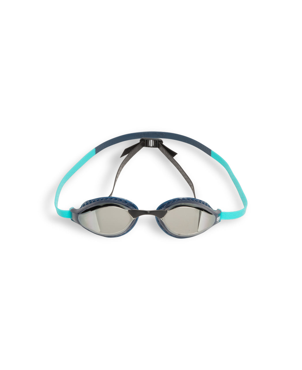 Arena Unisex Airspeed Mirror Racing Goggles - Silver/Navy/Water