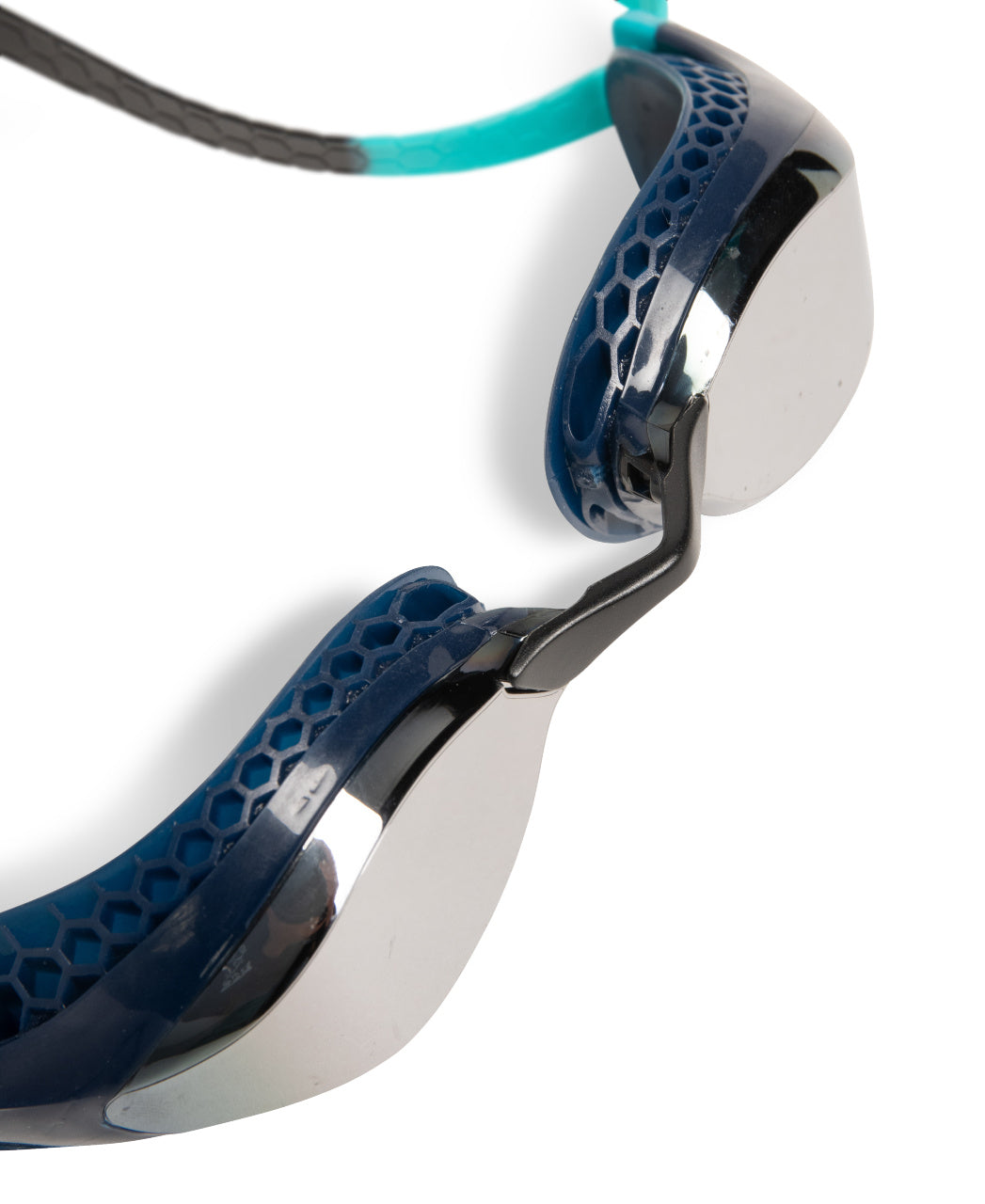 Arena Unisex Airspeed Mirror Racing Goggles - Silver/Navy/Water