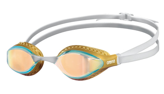 Arena Airspeed Mirror Racing Goggles - Yellow/Copper/Gold