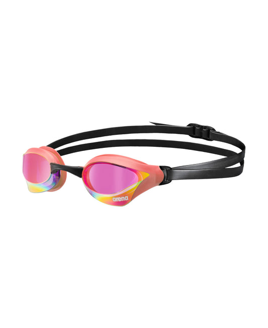 Lunettes de course Arena Cobra Core Swipe Mirror - Violet/Corail