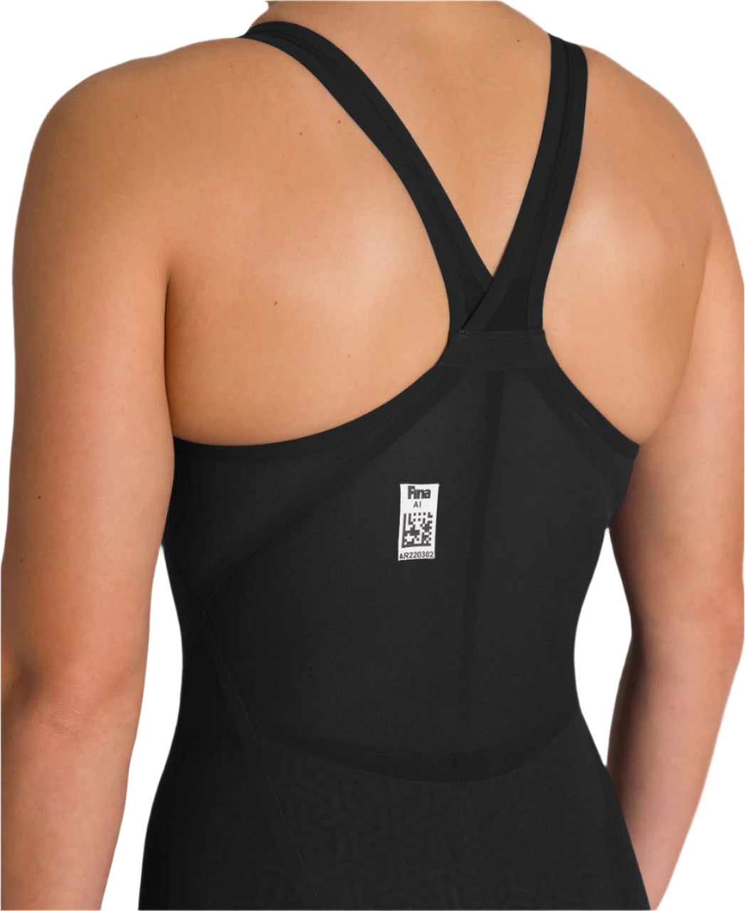 Arena Women's Closed-Back Powerskin Carbon Glide Kneeskin - Black/Gold - All4Swim