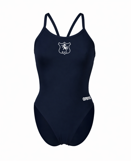 Maillot de bain femme COS Arena Solid Challenge Back - Rouge