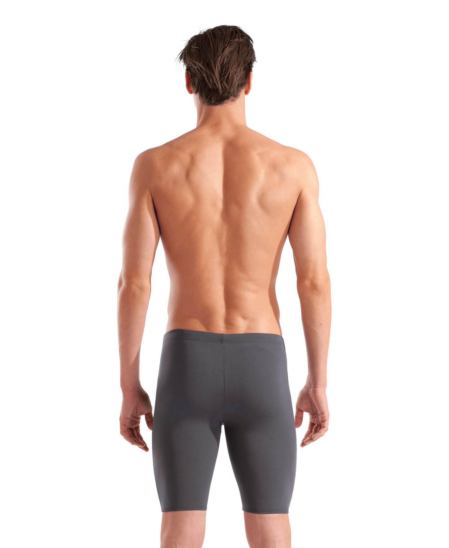 Maillot de bain Arena Solid Team pour homme - Asphalte/Corail