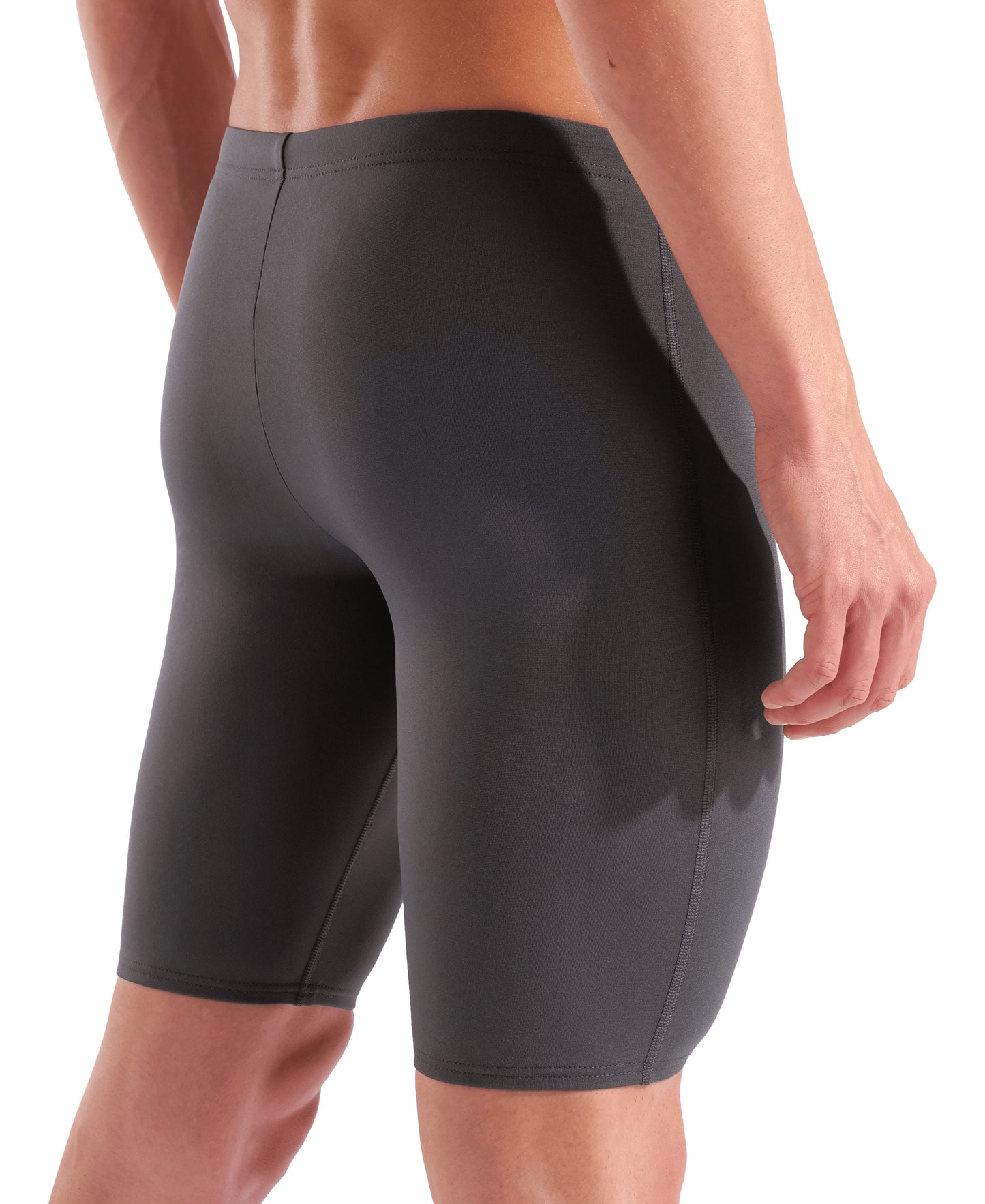 Maillot de bain Arena Solid Team pour homme - Asphalte/Corail