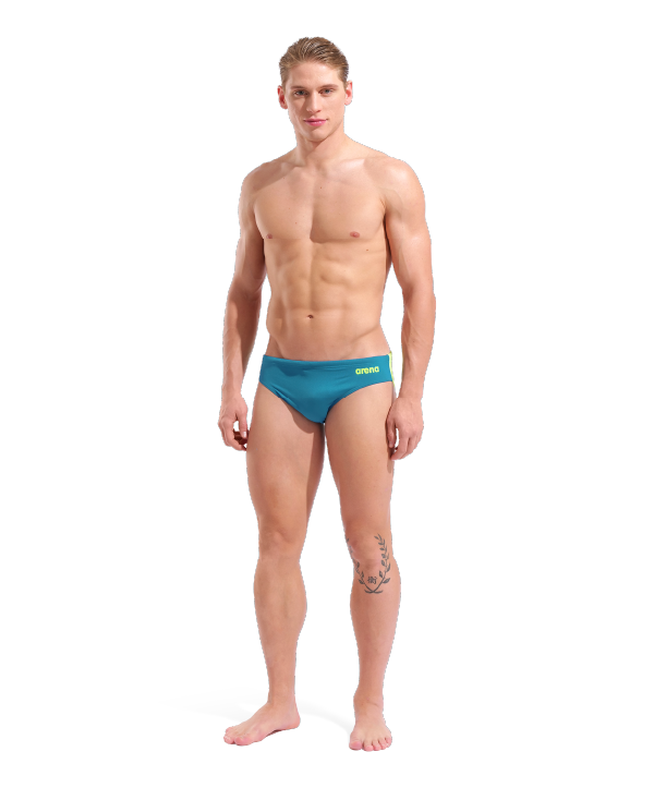 Slip de bain uni COS Arena pour homme - Rouge
