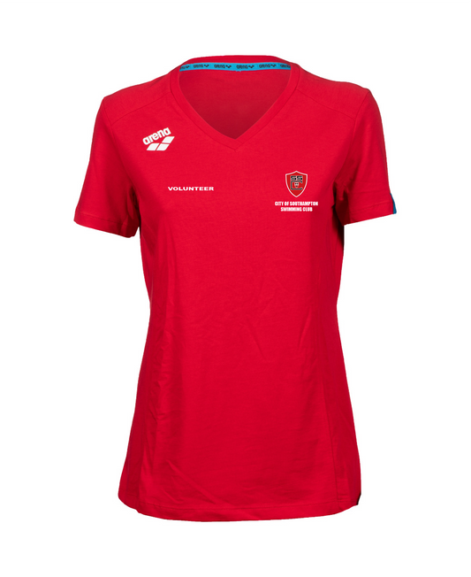 T-shirt en coton pour femme de l'équipe COS Arena (réservé aux bénévoles)