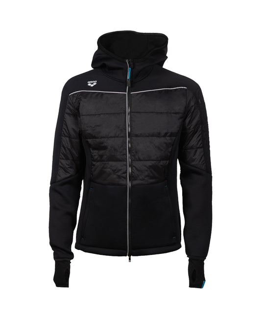 Arena Team Unisex Hooded F/Z Half-Quilted Jacket