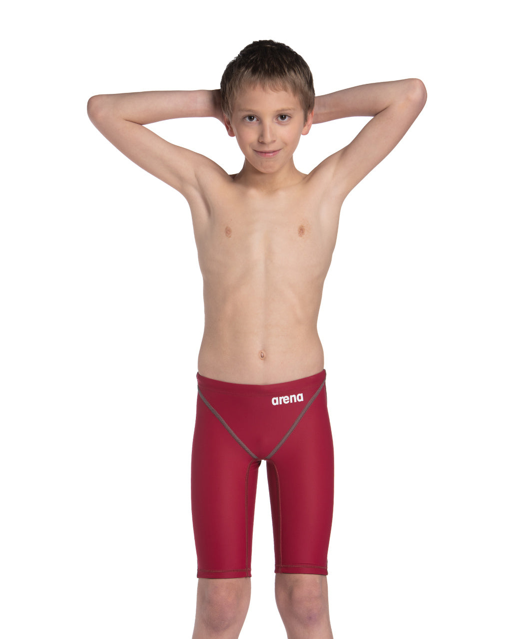 Arena Jammer Powerskin ST Next pour garçon - Rouge foncé