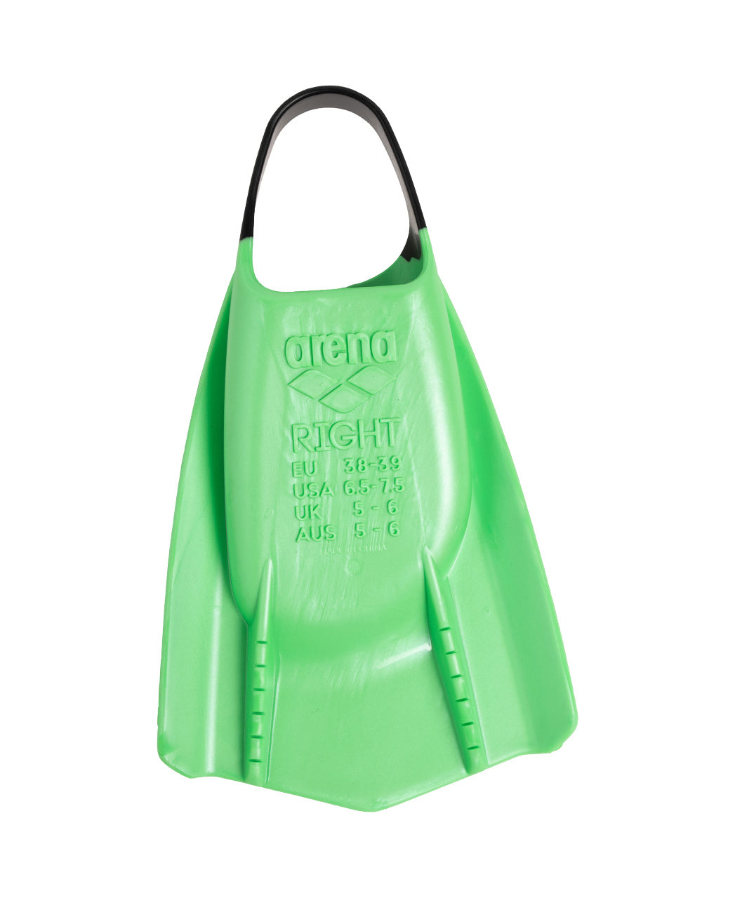 Palmes d'entraînement Arena Powerfin Pro II - Citron vert