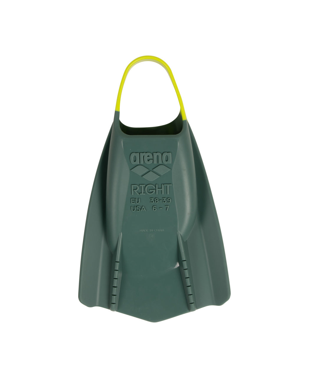 Palmes d'entraînement Arena Powerfin Pro II - Sauge/Citron vert
