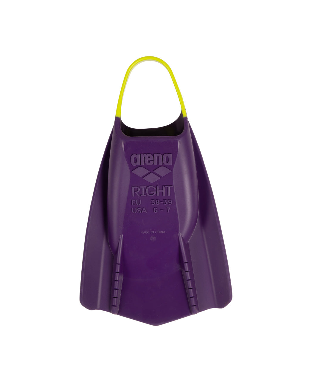 Palmes d'entraînement Arena Powerfin Pro II - Prune/Citron vert