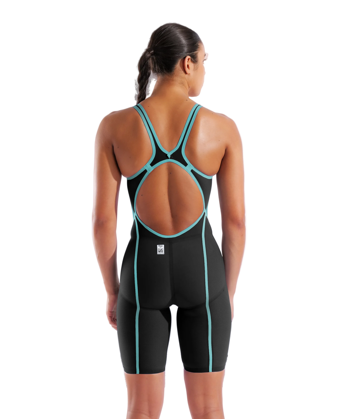 Genouillères Arena Powerskin Carbon Glide à dos ouvert pour femme – Édition limitée – Corail coucher de soleil