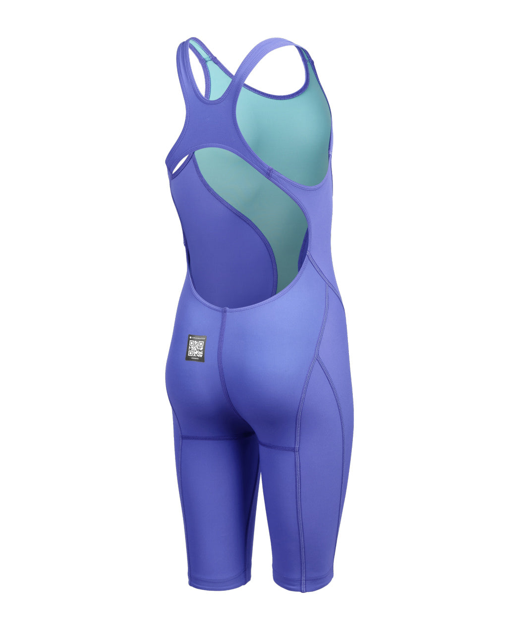 Arena Girls' Powerskin Impulso Kneeskin Swim Racing Suit - Future Dusk (Purple) - All4Swim