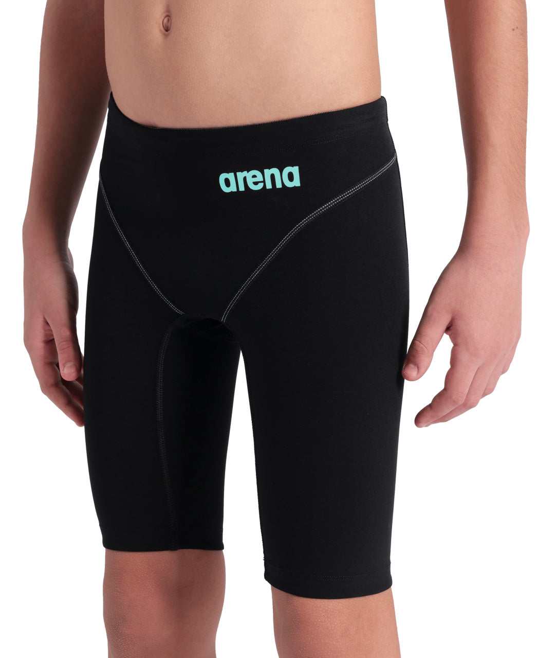 Arena Boys Powerskin Impulso Swim Racing Jammer - Black - All4Swim
