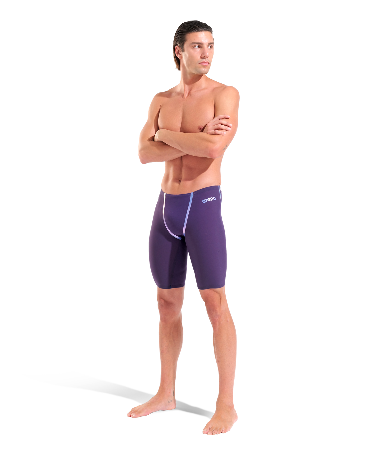 Jammer Arena Powerskin Primo pour homme - Noir/Bleu sarcelle
