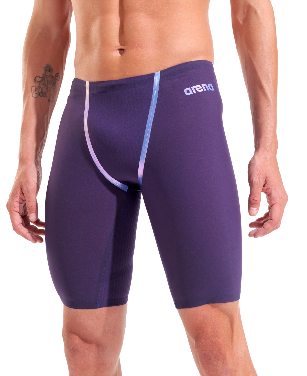 Jammer Arena Powerskin Primo pour homme - Noir/Bleu sarcelle