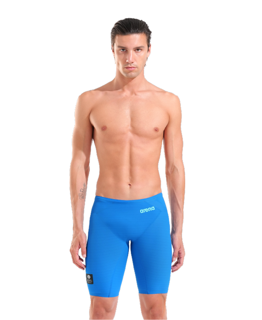 Arena Men's Powerskin Carbon Air3 Jammer - Blue/Cosmo