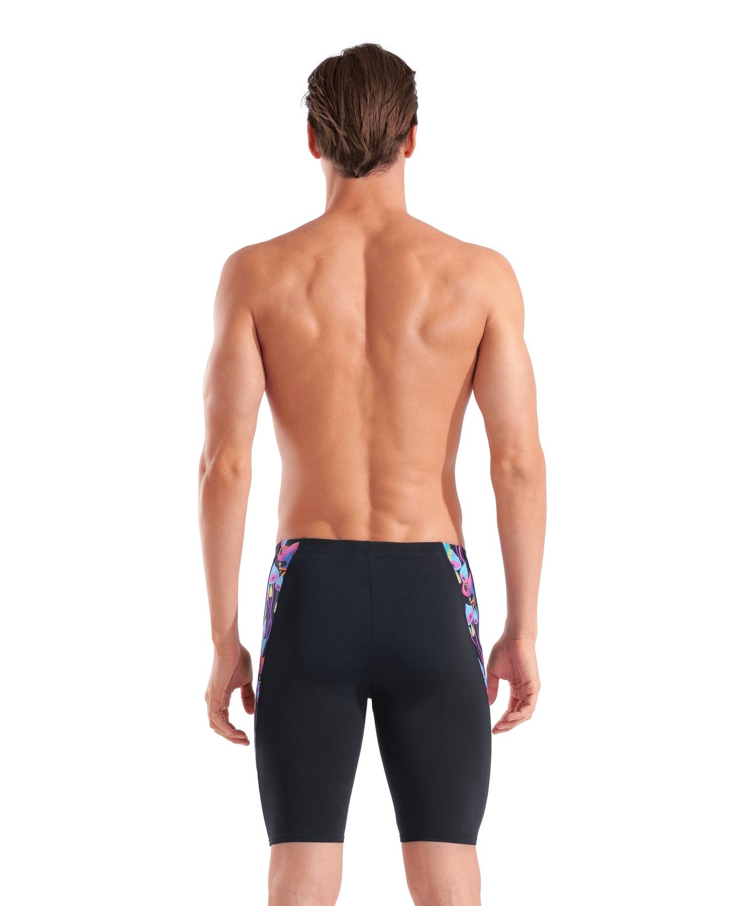 Maillot de bain Arena Solid Team pour homme - Asphalte/Corail
