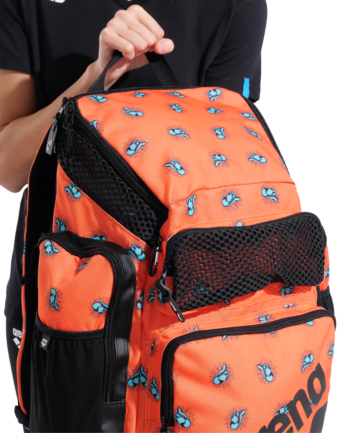 Arena One Go Swim Sports Travel Backpack Allover 45L - Yee-Ha