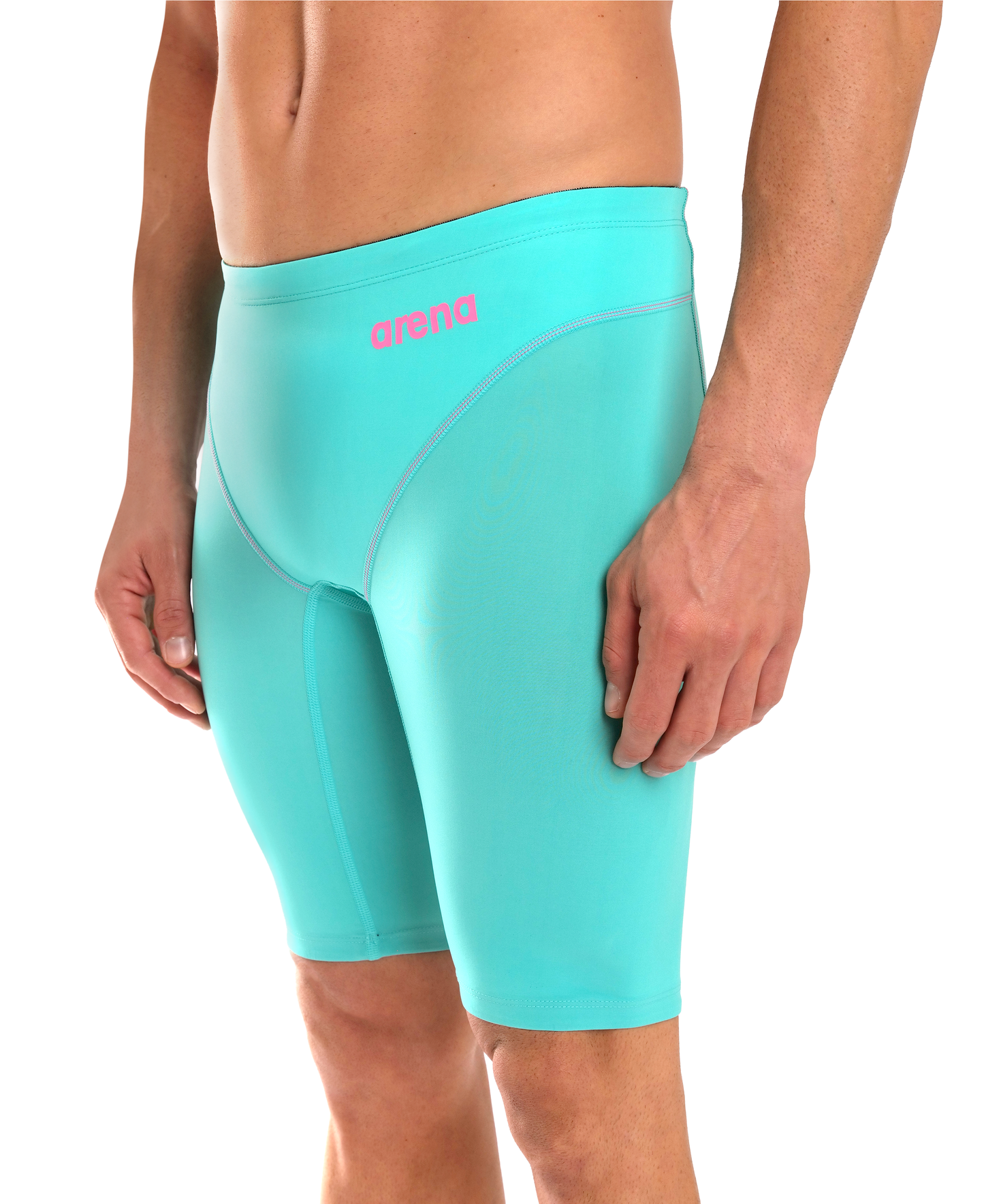 Arena Men's Powerskin Impulso Race Jammer - Limited Edition - Shocking Pink/Water
